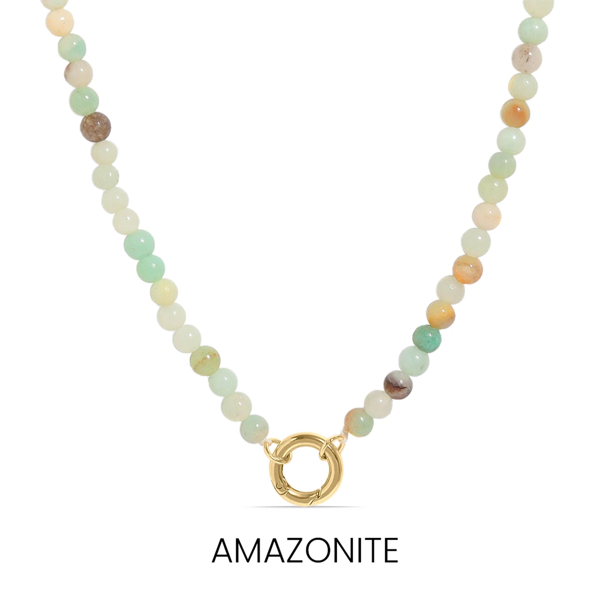 Natural Stone Bead Necklace