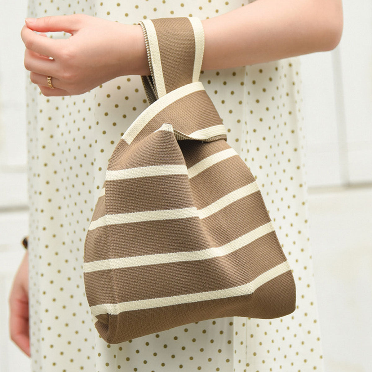 Small Tote Stripe Bag