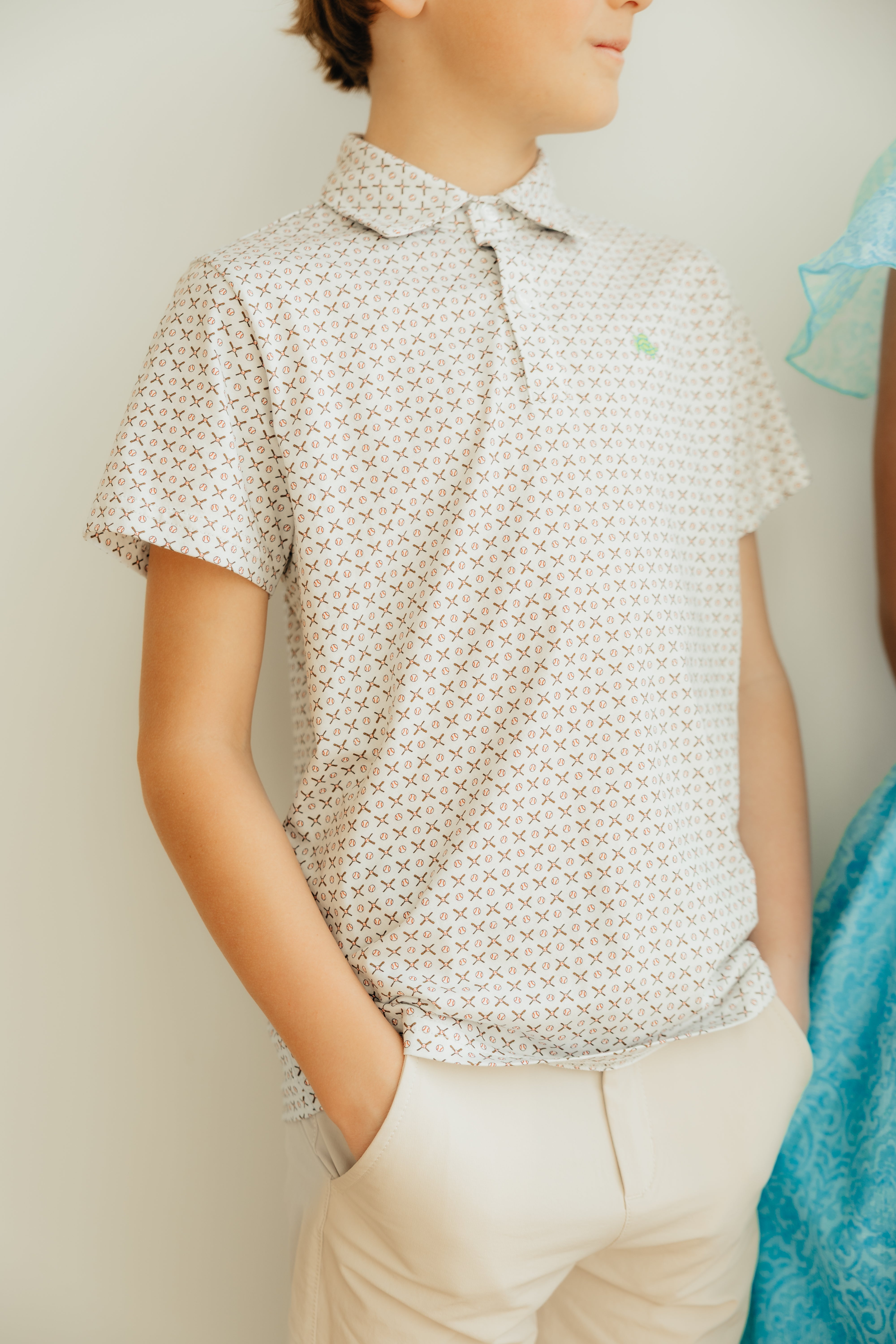 Baseball Grey Perfomance Polo