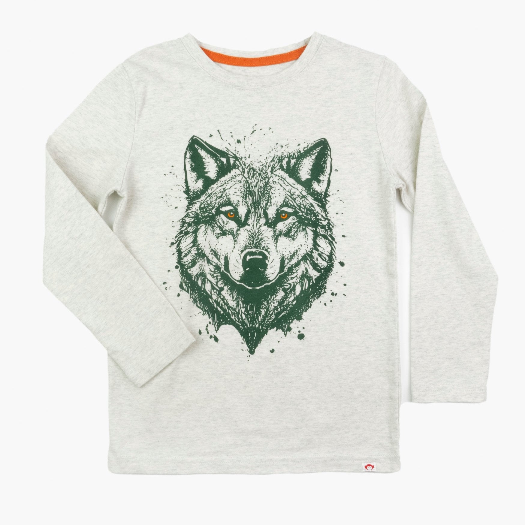 Cloud Heather Wolf Tee