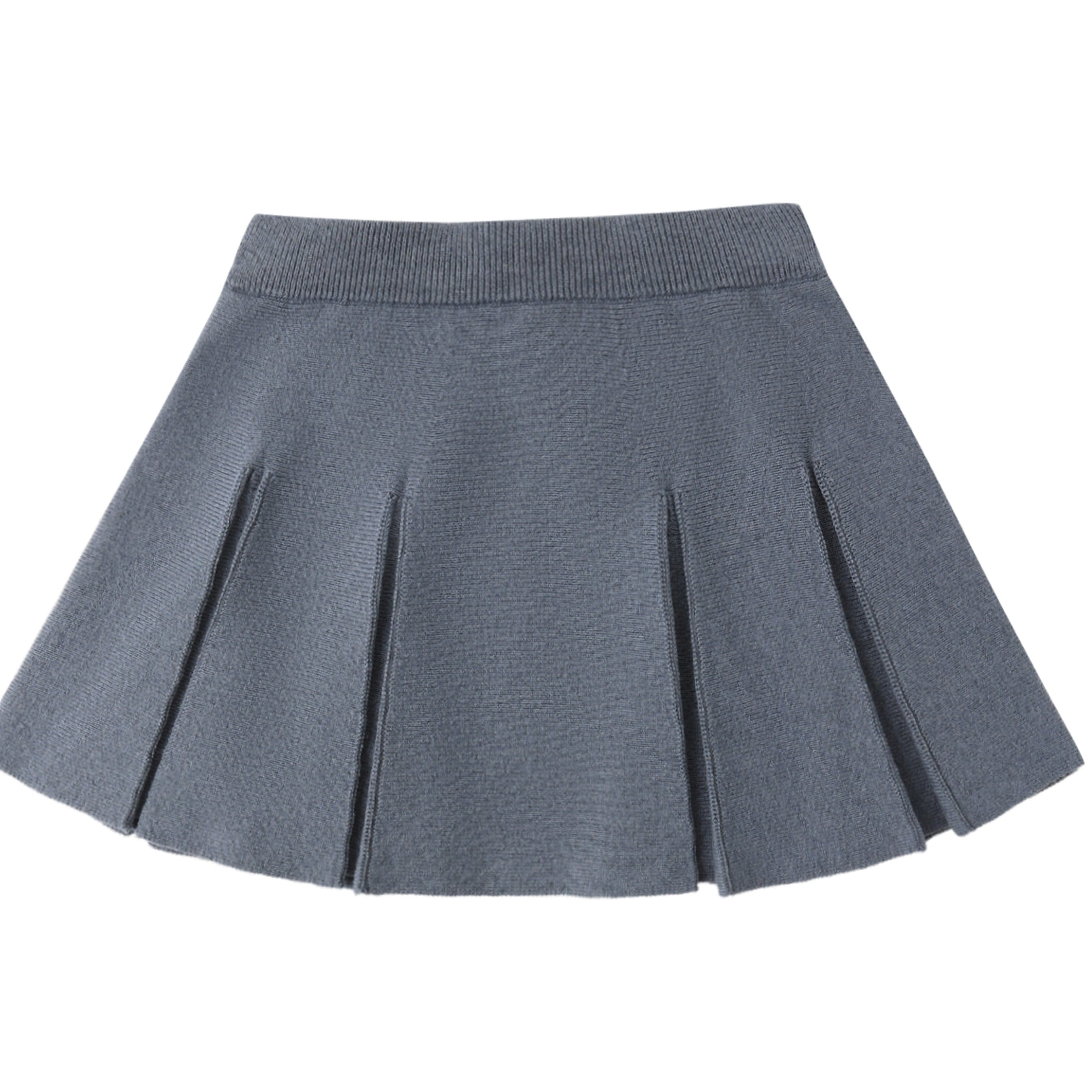 Rylee Cru Marine Knit Pleated Skirt