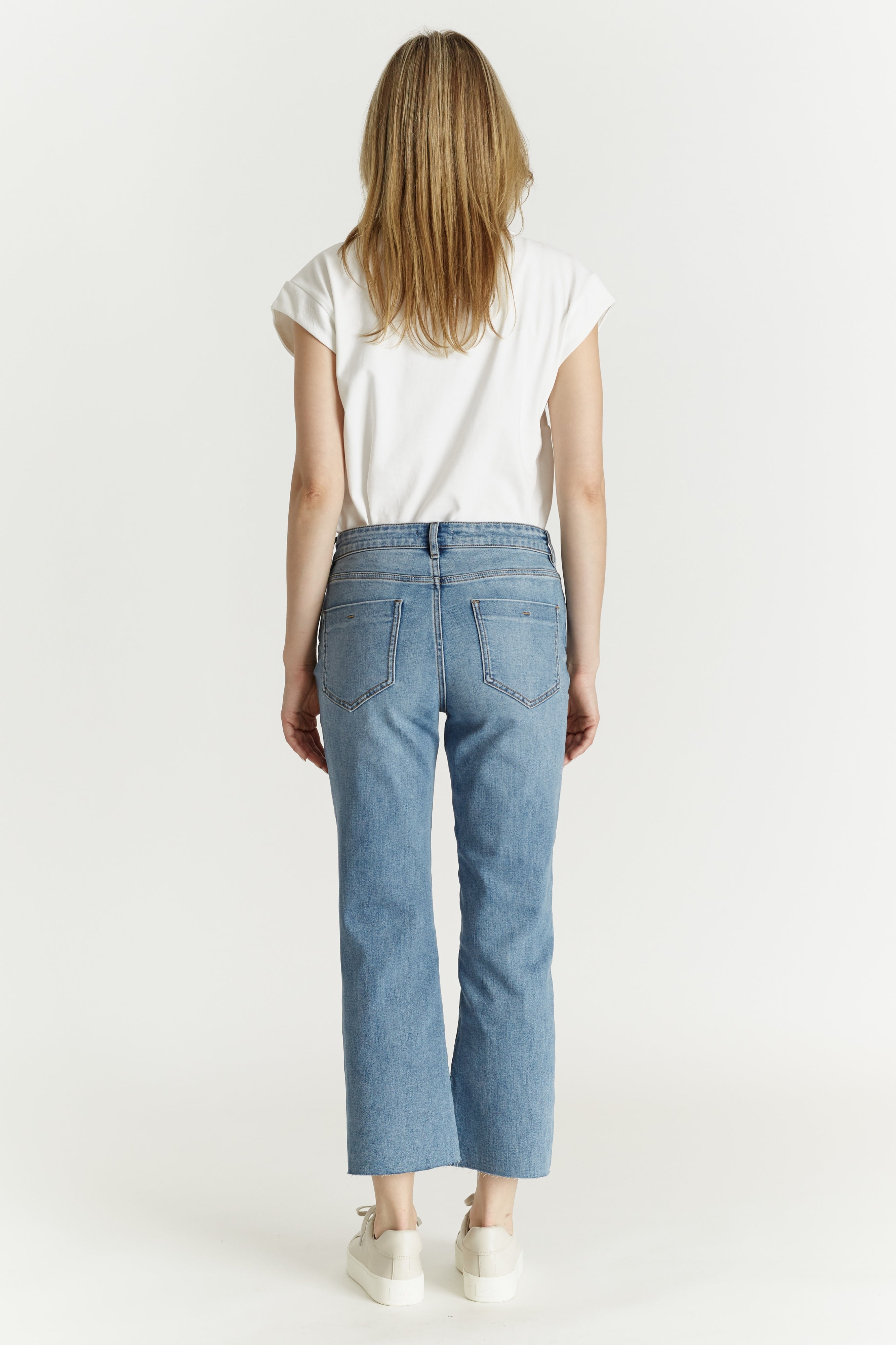 Freya Crop Mini Flare Vintage Jean