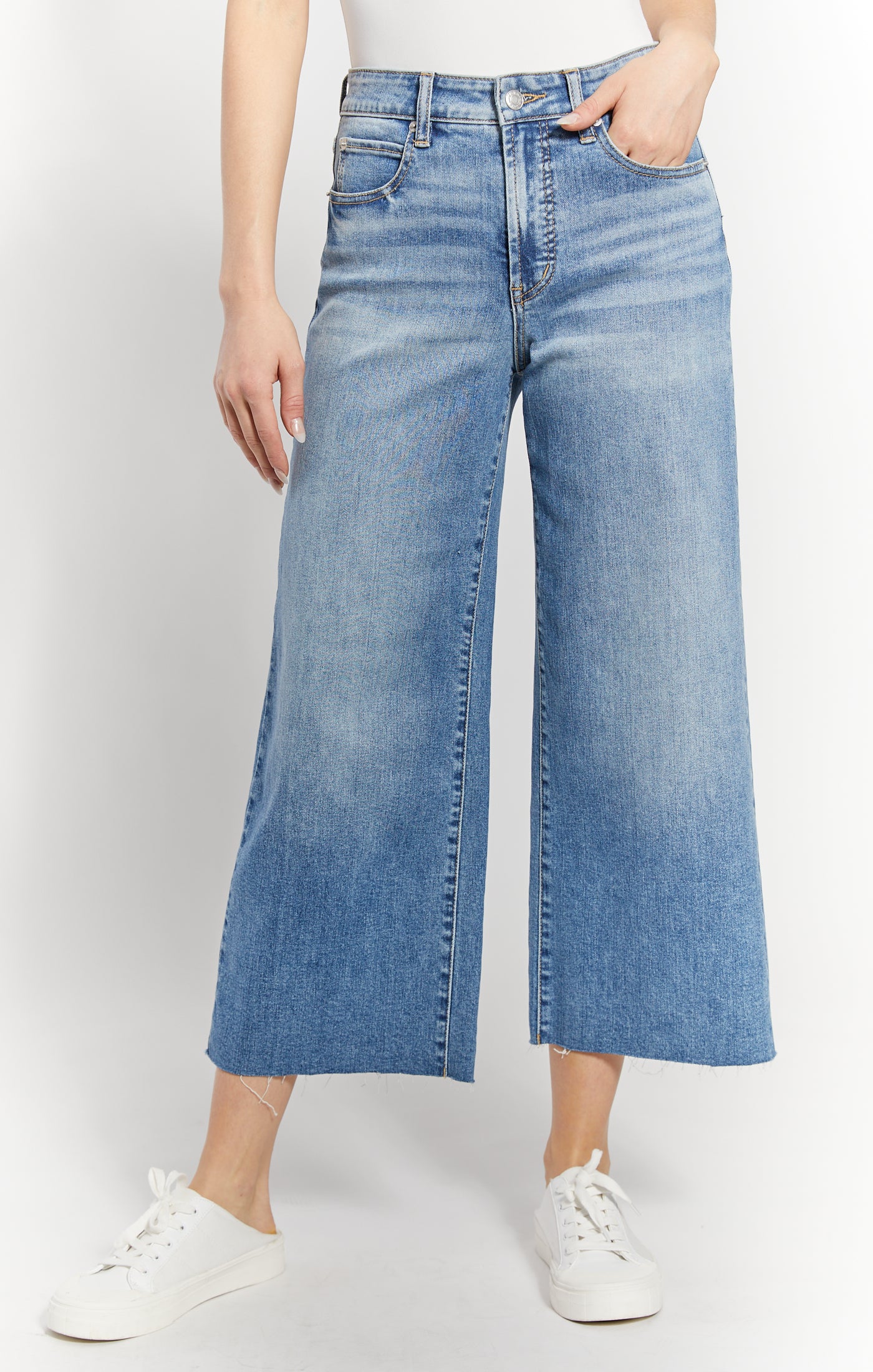 Oat Livy 5 Pocket High Rise Crop Jean