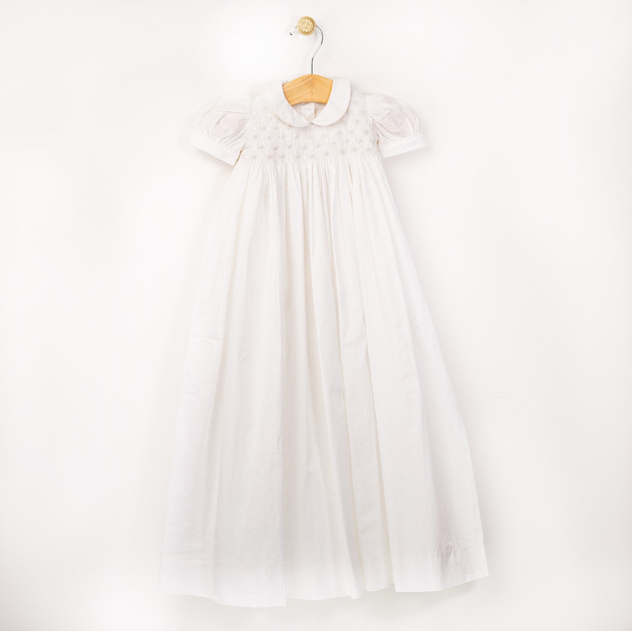 Girl's Classic Smocked Cotton Gown