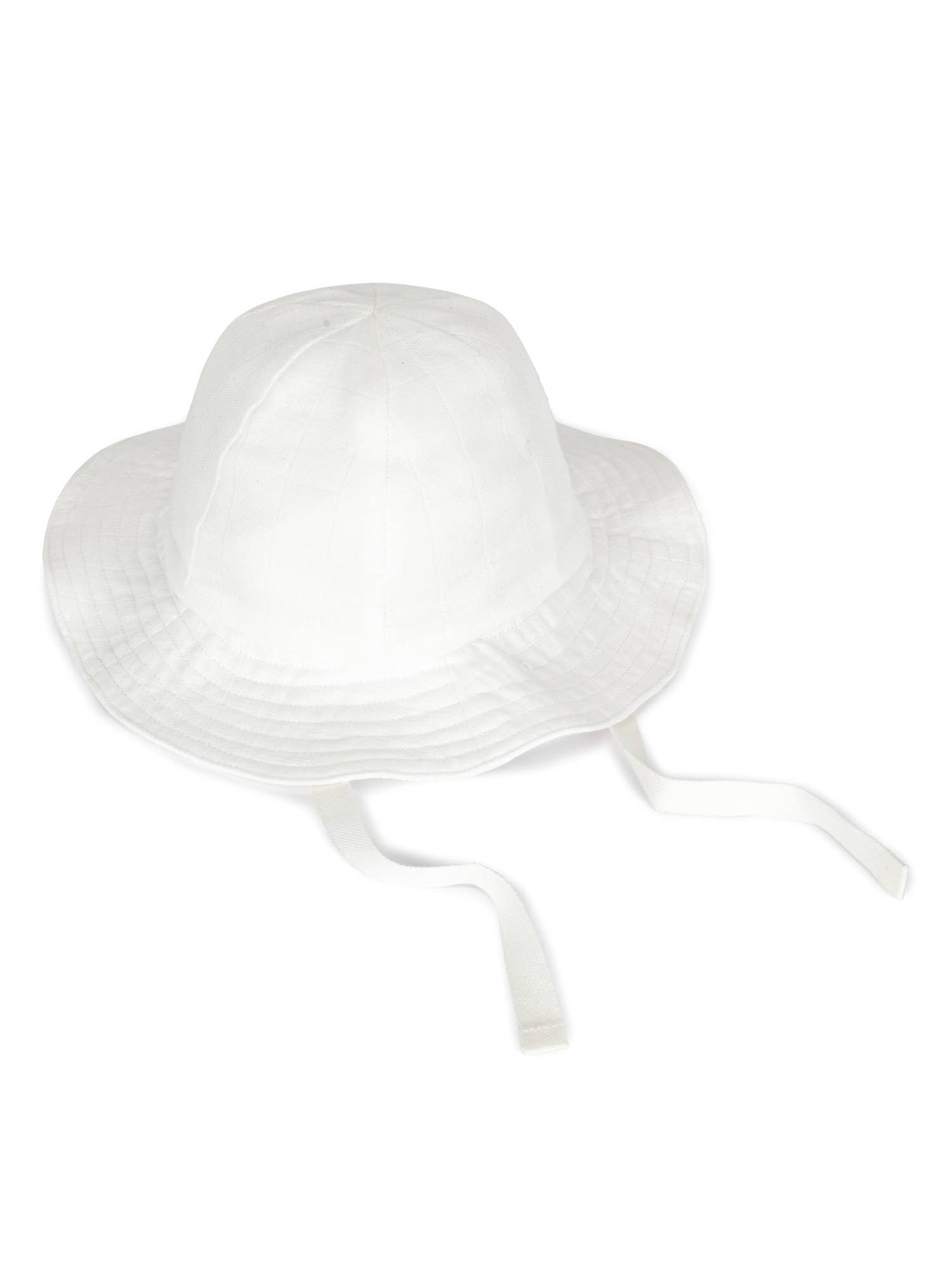 White Organic Baby Sunhat