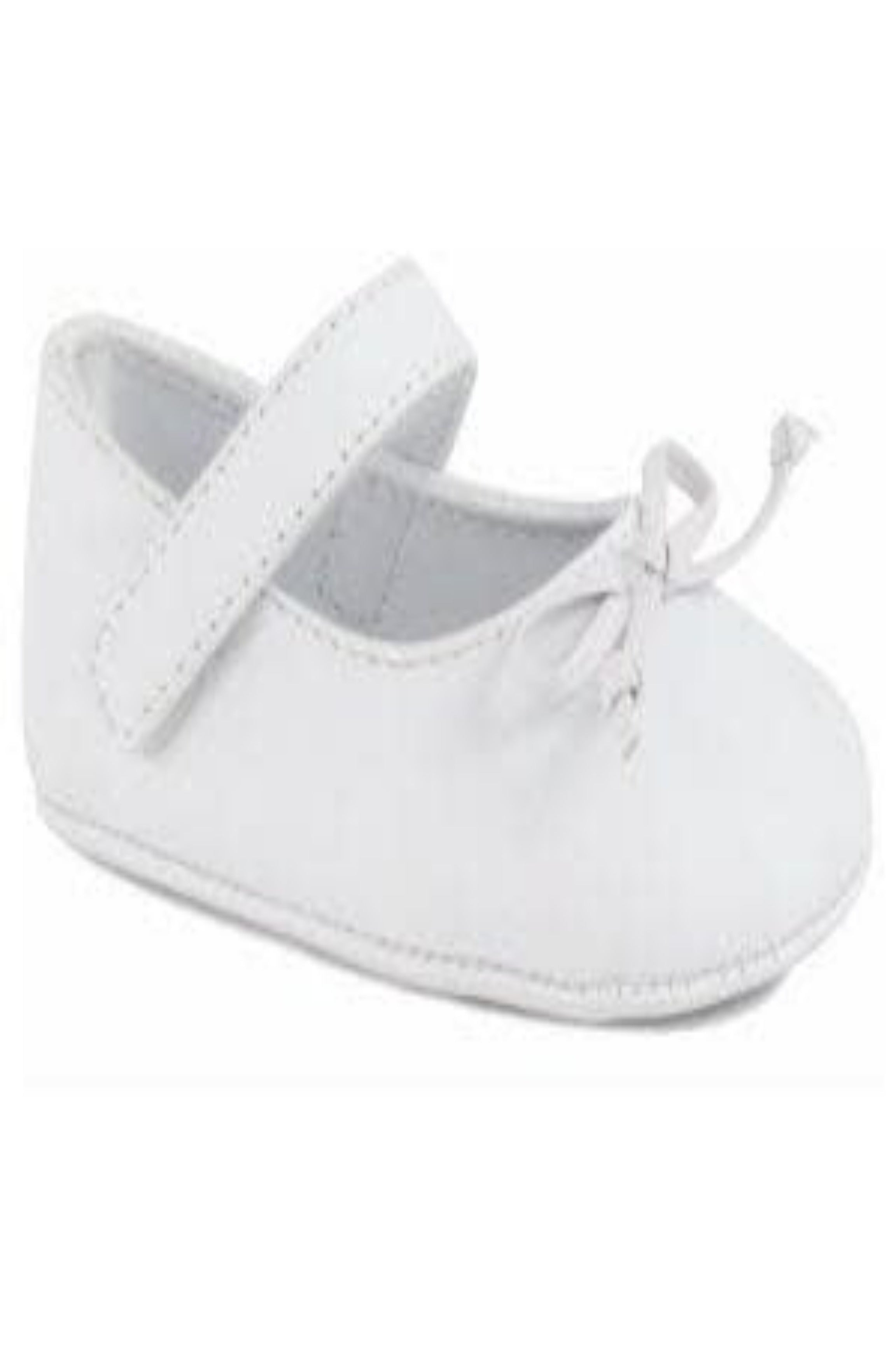 Leather Bow Maryjane Crib shoe