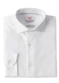 Superior Cotton Stretch White Shirt